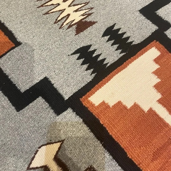 Genuine Southwestern Navajo Geometric Area Rug